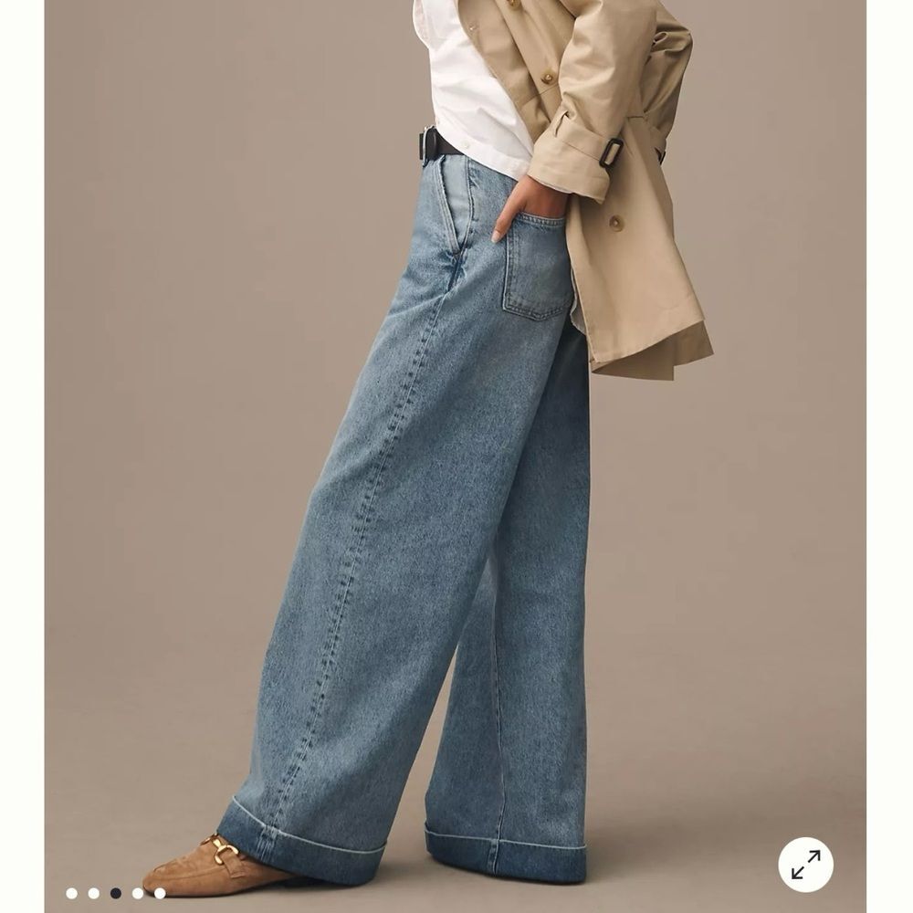 NWT Anthropologie Pilcro Denim Trousers - Picture 2 of 6